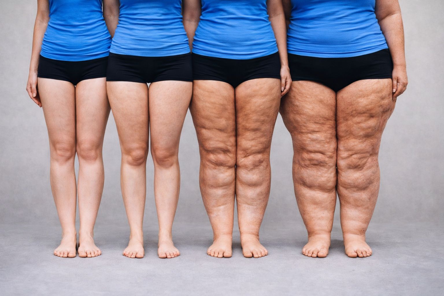 Paciente em avaliação clínica de membros inferiores